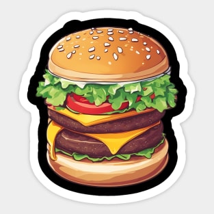 Burger Lover Sticker